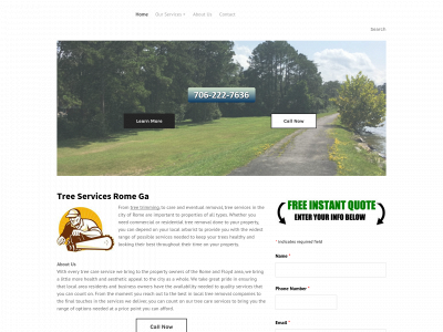 www.rometreeservices.com snapshot