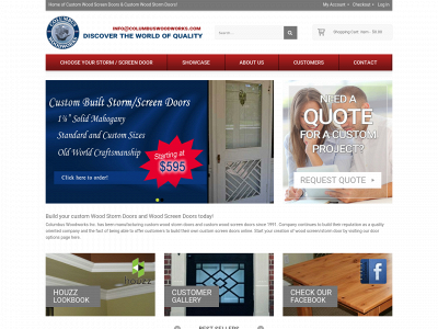 columbuswoodworks.com snapshot