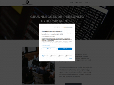 personligcybersikkerhet.no snapshot
