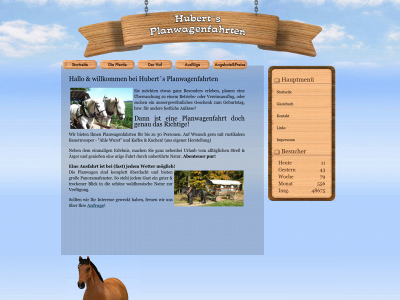 huberts-planwagenfahrten.de snapshot