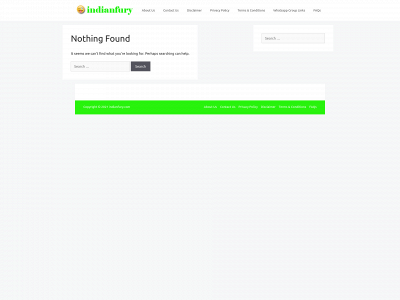 indianfury.com snapshot