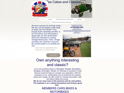 teacakesandclassics.co.uk snapshot
