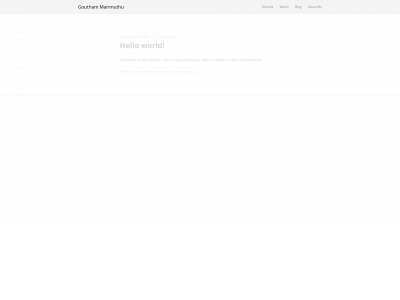 gouthammarimuthu.com snapshot