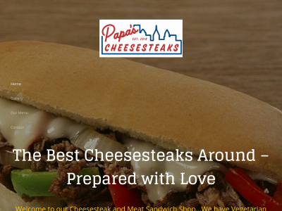 papascheesesteaks.com snapshot