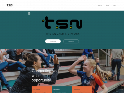 thesquashnetwork.org snapshot