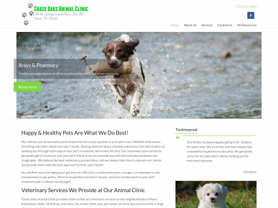 chaseoaksvet.com snapshot