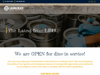 lagunabeer.com snapshot