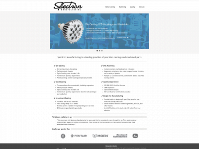 spectronmanufacturing.com snapshot