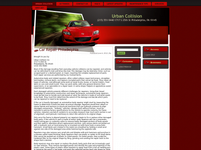 urbancollision.com snapshot