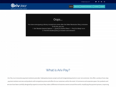 arivpay.com snapshot