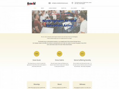 arnoldarmy.com snapshot