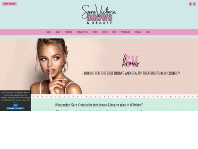 saravictoriabeauty.co.uk snapshot