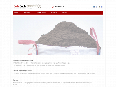 safesack.com snapshot