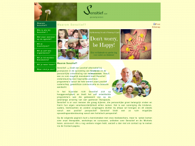sensitief.be snapshot