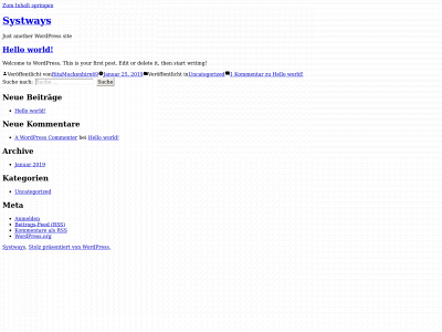 systways.com snapshot