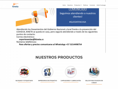kineta.co snapshot