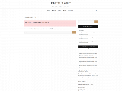 johannasulander.com snapshot
