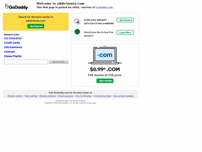 addictionta.com snapshot