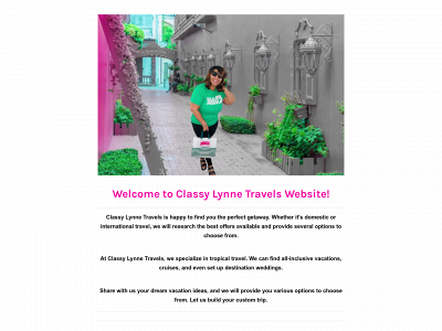 www.classylynnetravel.com snapshot