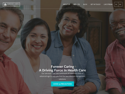 forevercaring.com snapshot