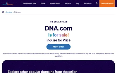dna.com snapshot