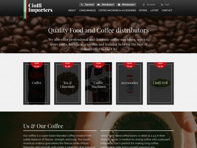 cioffimporters.com snapshot