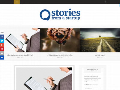 storiesfromastartup.com snapshot
