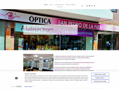 www.opticasanpedrodelafuente.es snapshot