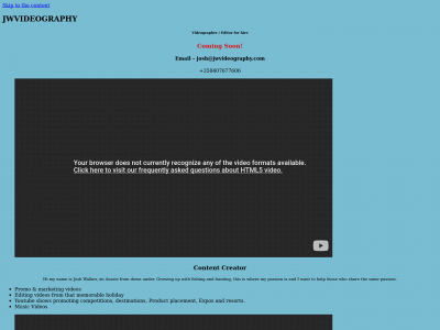 jwvideography.com snapshot