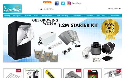 thegoldenpotter.com snapshot