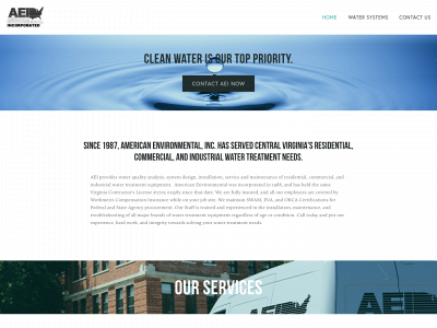 aeiwater.com snapshot