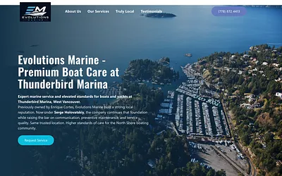new.evolutionsmarine.com snapshot
