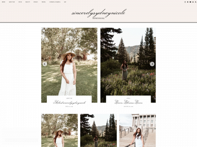 sincerelysydneynicole.com snapshot