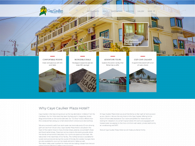 cayecaulkerplazahotel.com snapshot