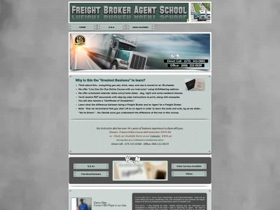 freightbrokeragentschool.com snapshot
