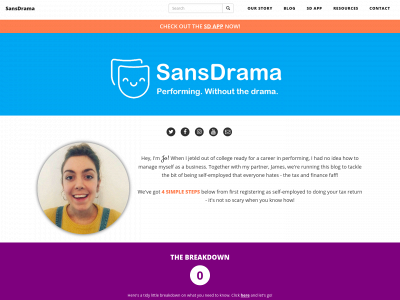 sansdrama.com snapshot