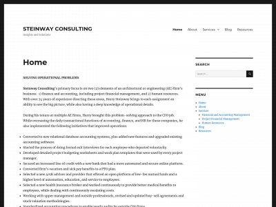 steinway-consulting.com snapshot