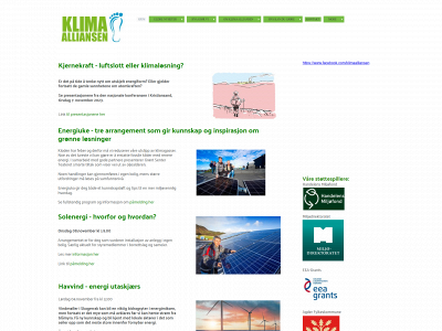 klimaalliansen.org snapshot
