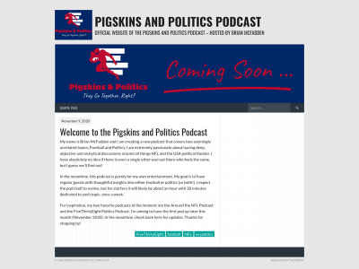 pigskinsandpolitics.com snapshot