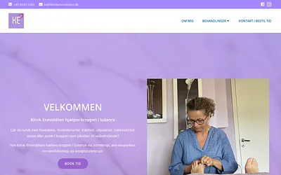 klinikenevoldsen.dk snapshot