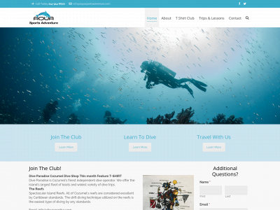 aquasportsadventure.com snapshot
