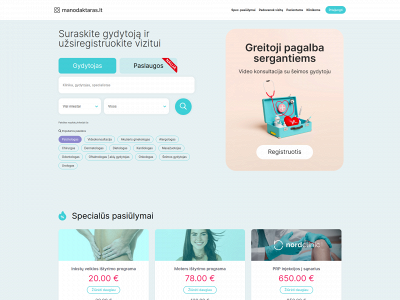 manodaktaras.lt snapshot