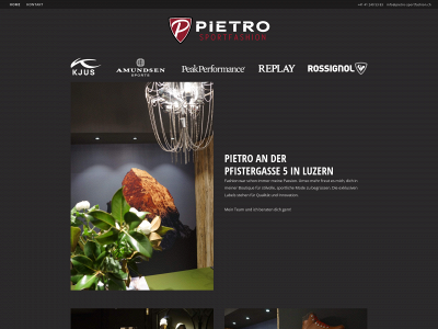 pietro-sportfashion.ch snapshot