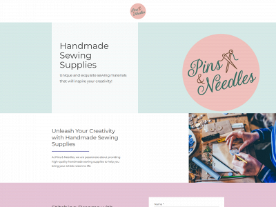 pinsneedles.co.uk snapshot