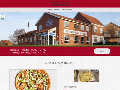 ansagerpizza.dk snapshot
