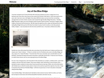 lifeintheblueridge.com snapshot