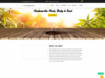 truerootscbd.com snapshot