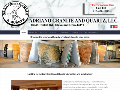 adrianograniteandquartz.com snapshot