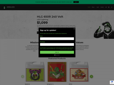 guerrillagrowhydroponics.com snapshot