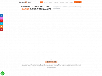 sanviheat.com snapshot